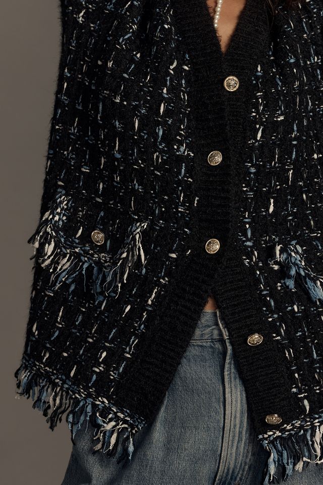 カーディガン leinwande tweed fringe cardigan 75161407b_22_d_215.jpg