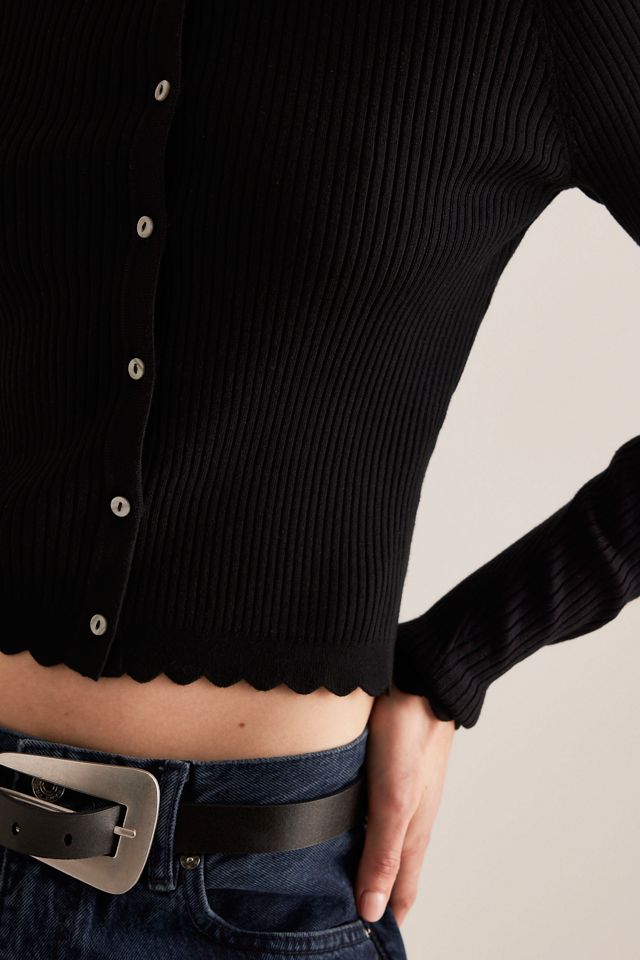 Cardigan côtelé Lola par Anthropologie #1