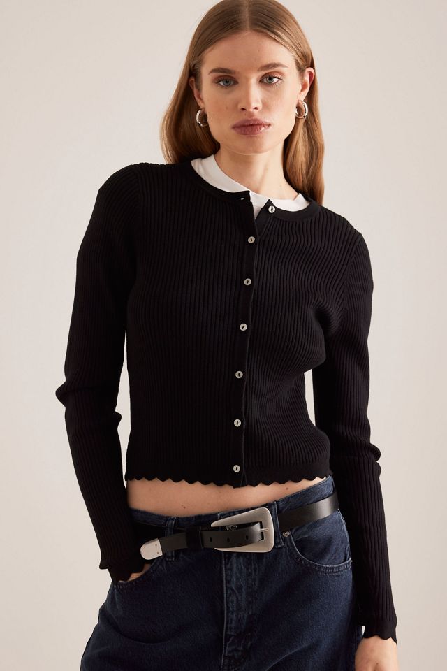 Cardigan côtelé Lola par Anthropologie #3