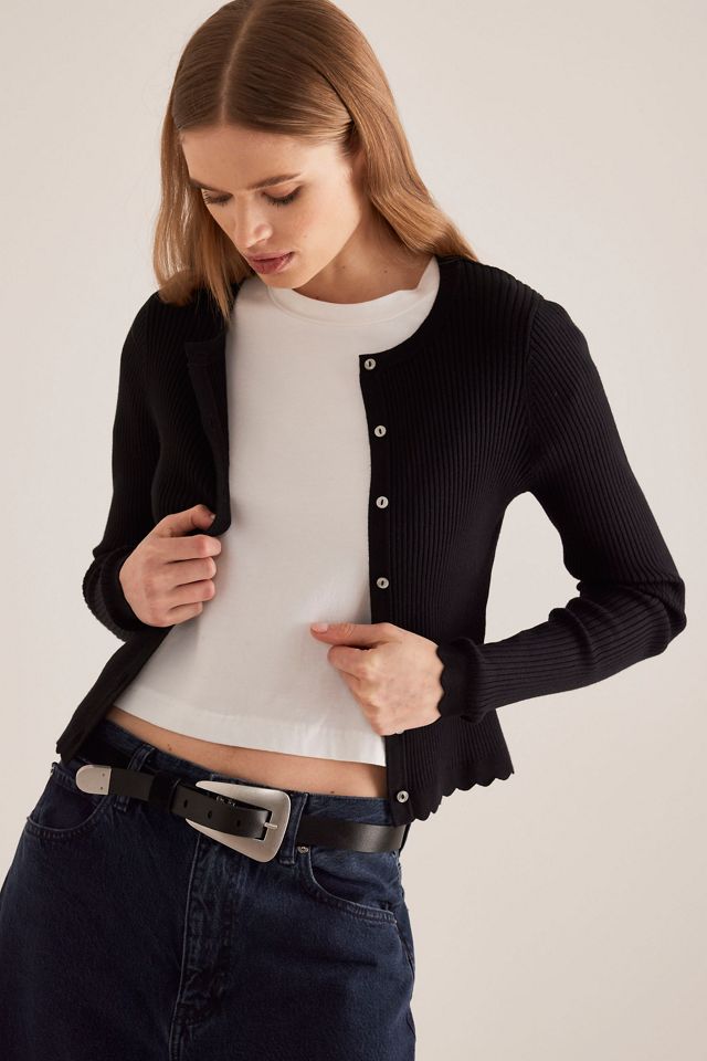 Cardigan côtelé Lola par Anthropologie #4