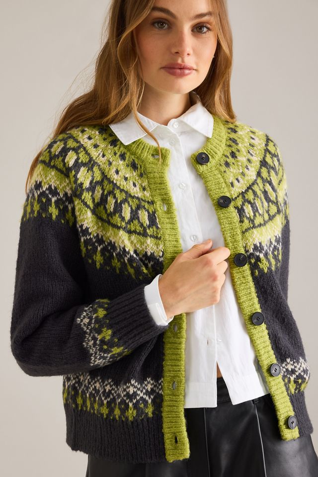 By Anthropologie Fairisle Cardigan #5