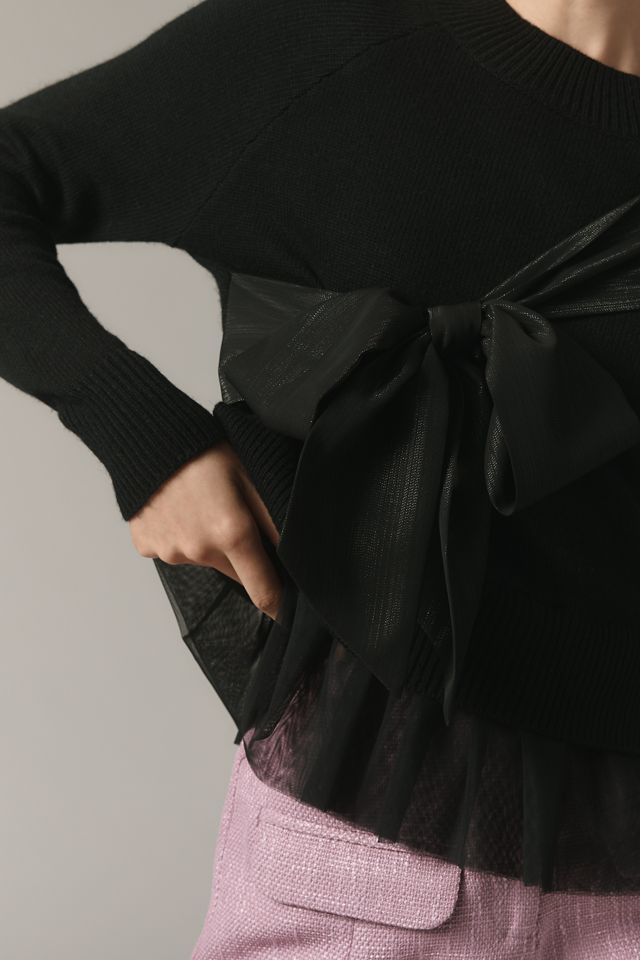 En Saison Casey Bow Sweater #1