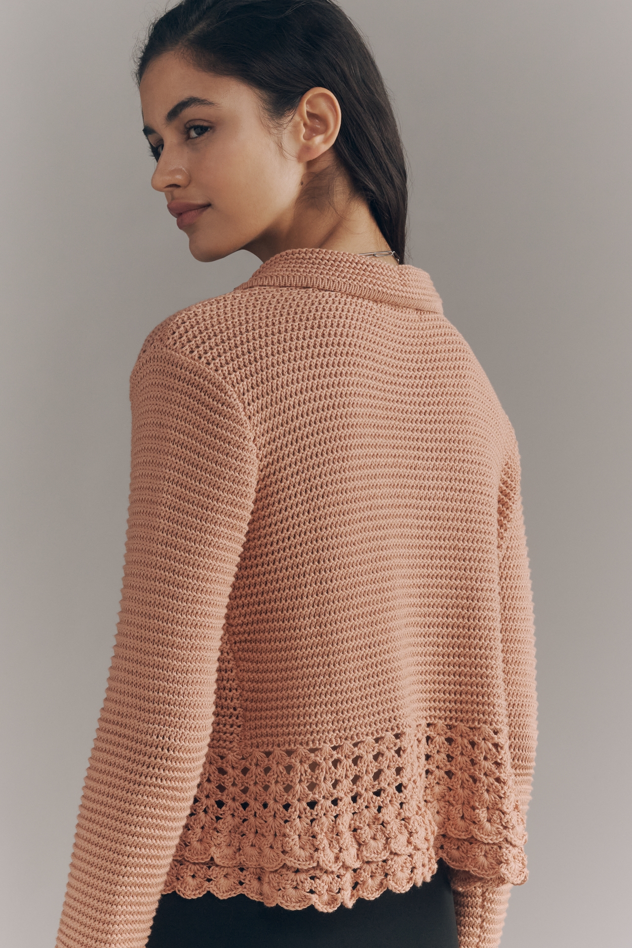 En Saison Brielle Collared Cardigan