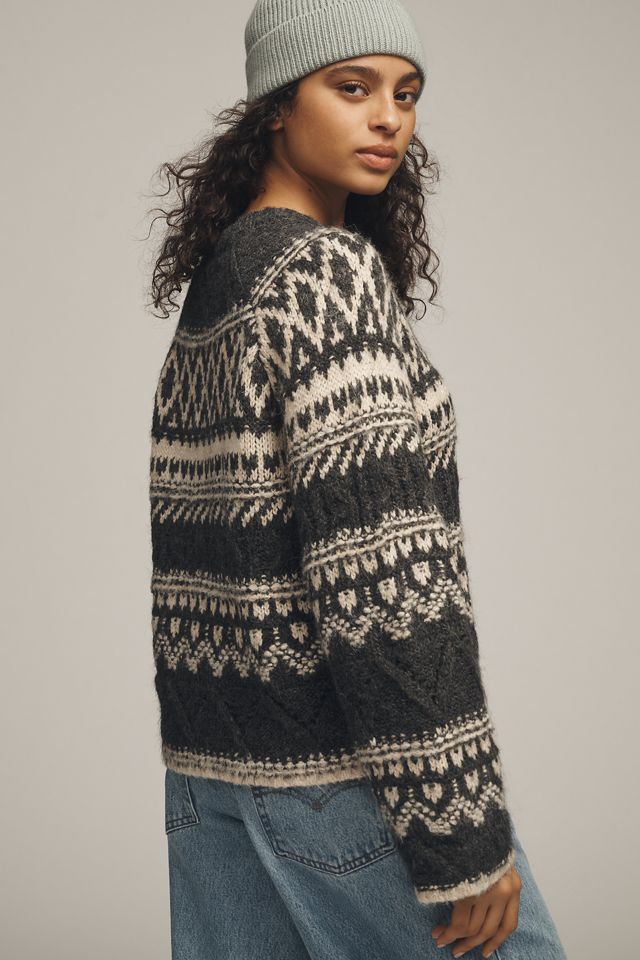 Sanctuary Crew-Neck Fairisle Sweater #3