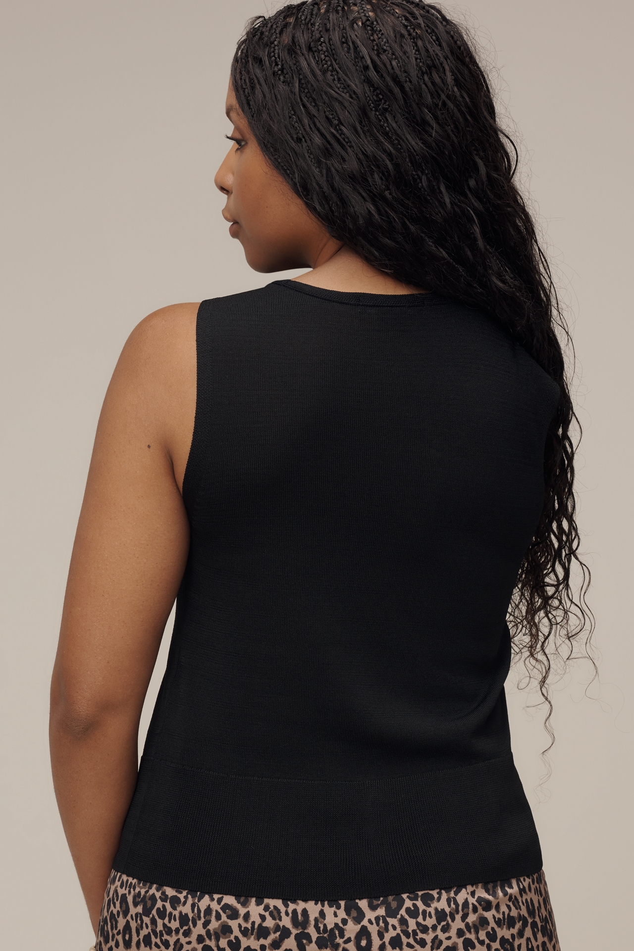 Sanctuary Split-Hem Cardigan Sweater Vest