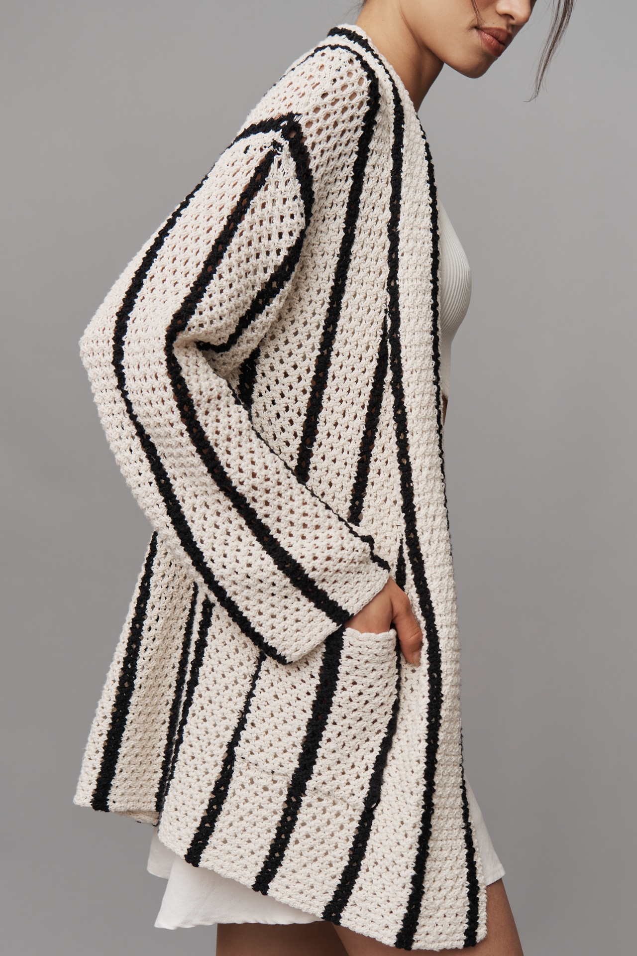 Sanctuary Open-Knit Cardigan Sweater