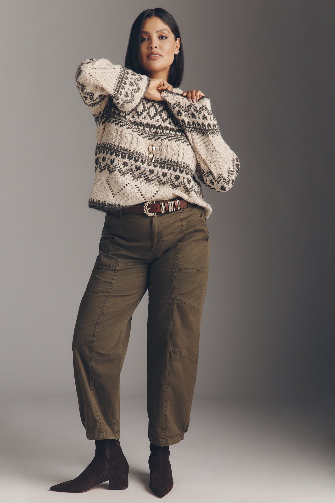 Sanctuary Plus Fairisle Sweater