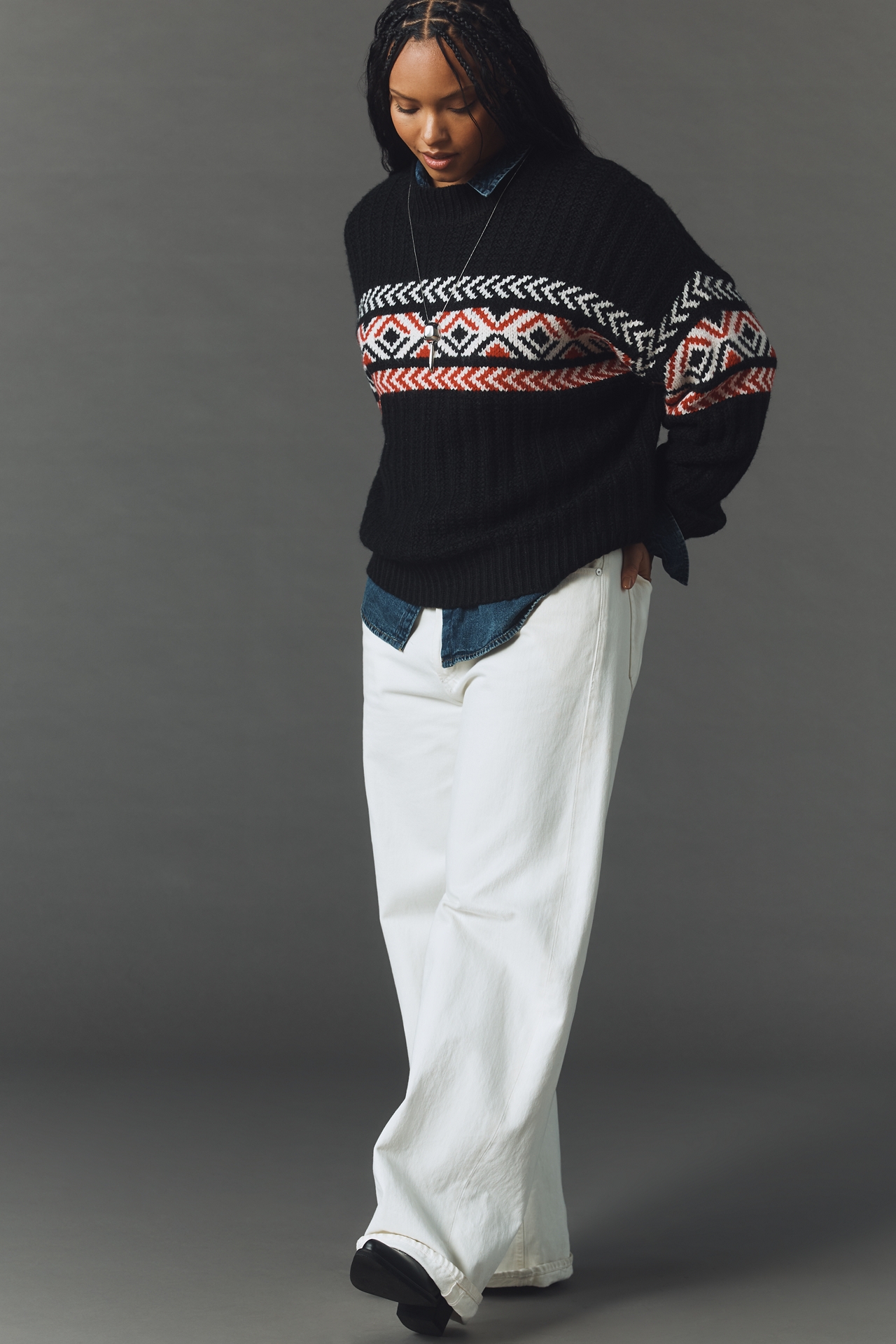 Sanctuary Intarsia Sweater