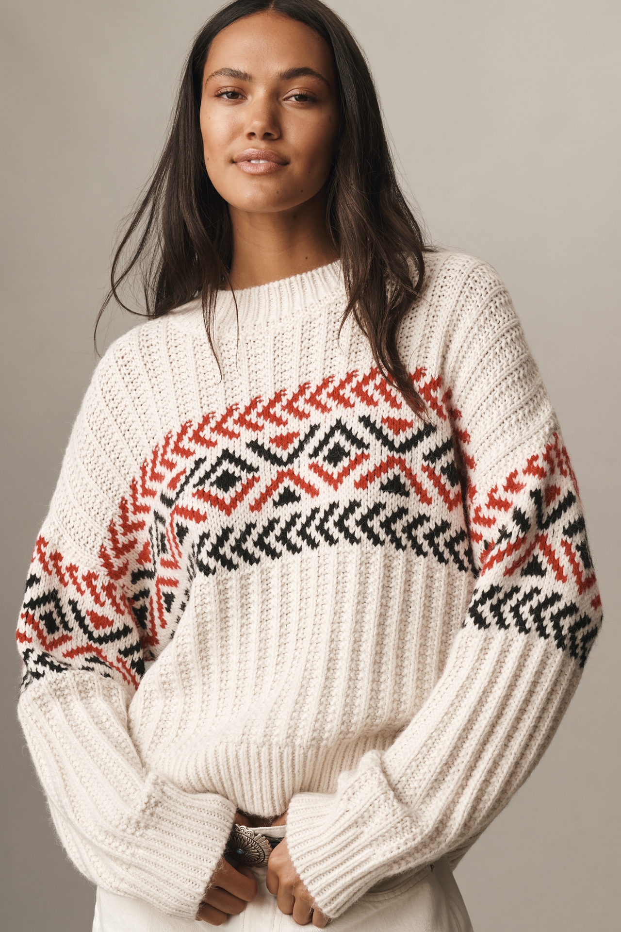Sanctuary Intarsia Sweater