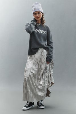 Sanctuary Wool Cashmere Crew-Neck Sweater