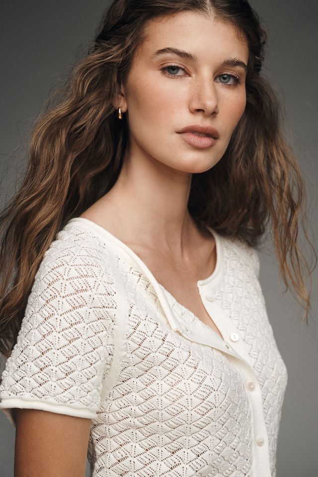 Sanctuary All In Short-Sleeve Cardigan Sweater #3