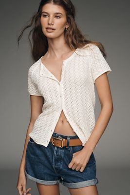 Sanctuary All In Short-Sleeve Cardigan 