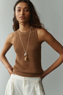 Natural Slate Halter Tank Top