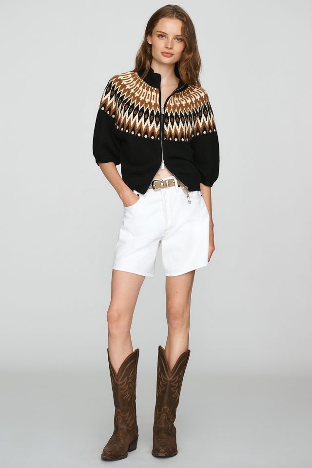 Sanctuary Fair Isle Zip-Up Sweater #3