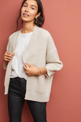 Cardigan Ouvert Michael Stars Madison Brush - Taille S, Gris, Neuf Avec étiquettes