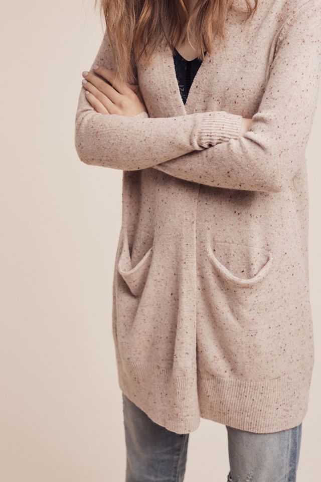 Aniella Speckled Cashmere Cardigan #2