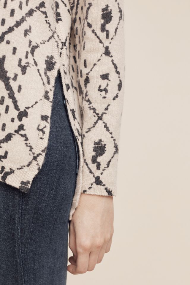 Speckled V-Neck Pullover #2