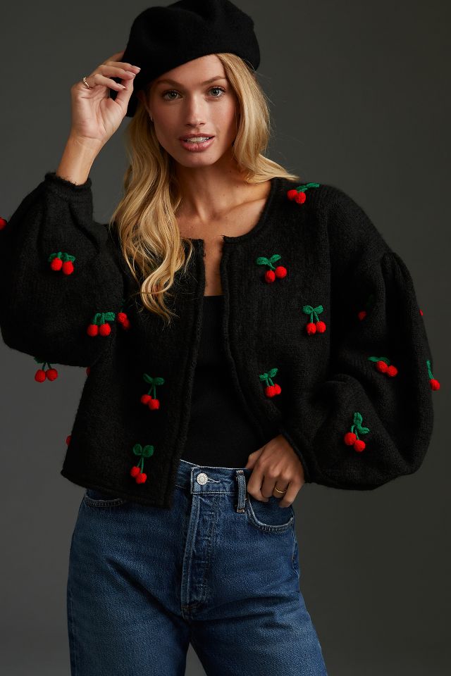 Farm Rio Cherry Cardigan