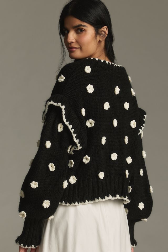 Farm Rio Knit Floral Cardigan Sweater #2