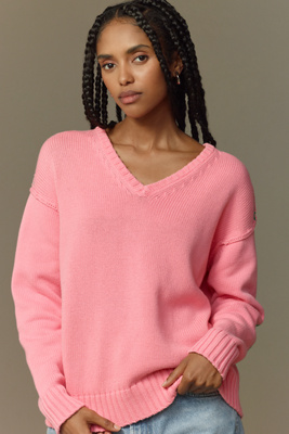 Kerri Rosenthal Embroidered Heart Patch Sweater | Anthropologie