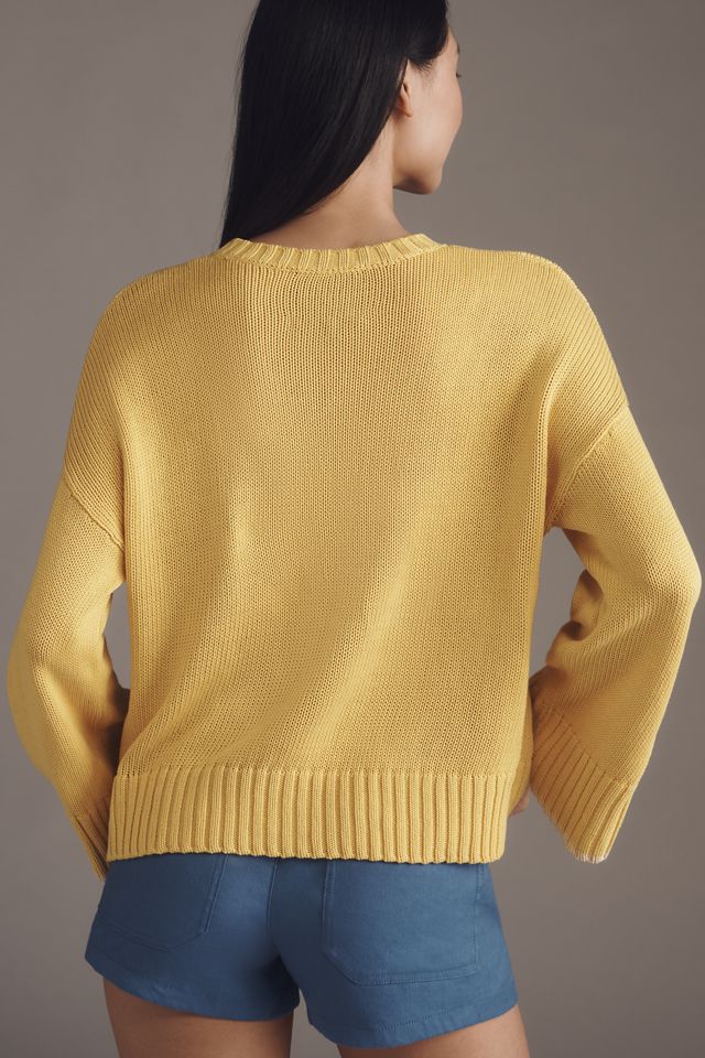 Kerri Rosenthal Silk Linen Heart Motif Sweater #2