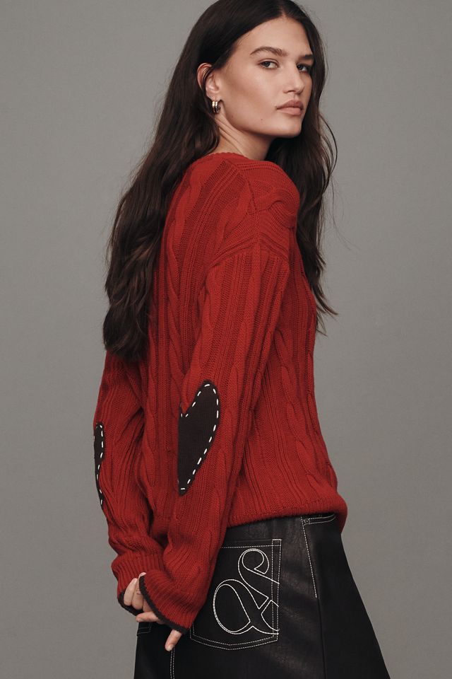 Kerri Rosenthal Cable-Knit Cotton Sweater #3