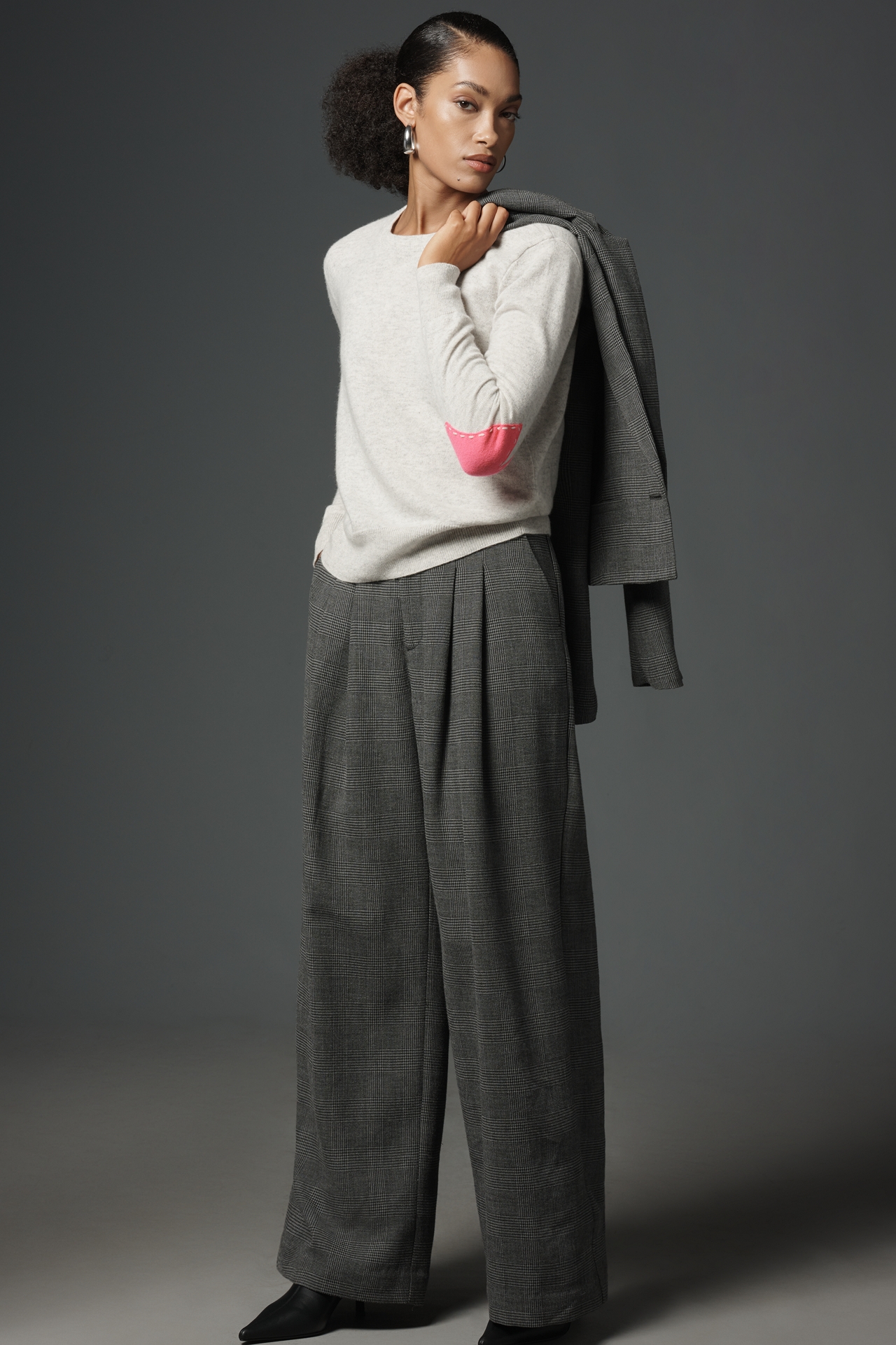 Kerri Rosenthal Cashmere Patchwork Sweater
