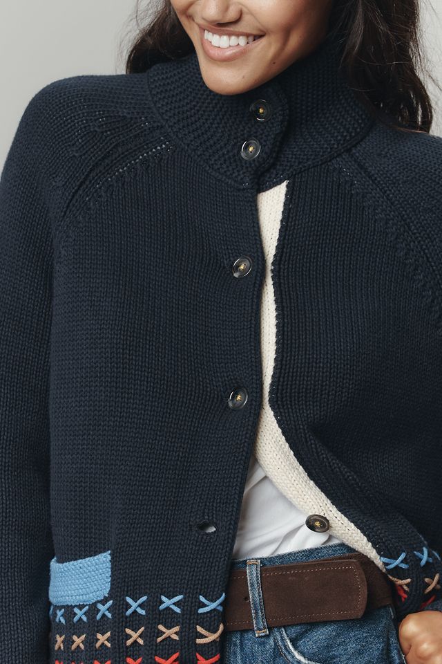 Kerri Rosenthal Joy Imperfect Heart Cardigan Sweater #3