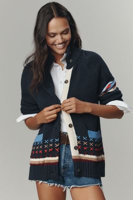 Kerri Rosenthal Joy Imperfect Heart Cardigan Sweater