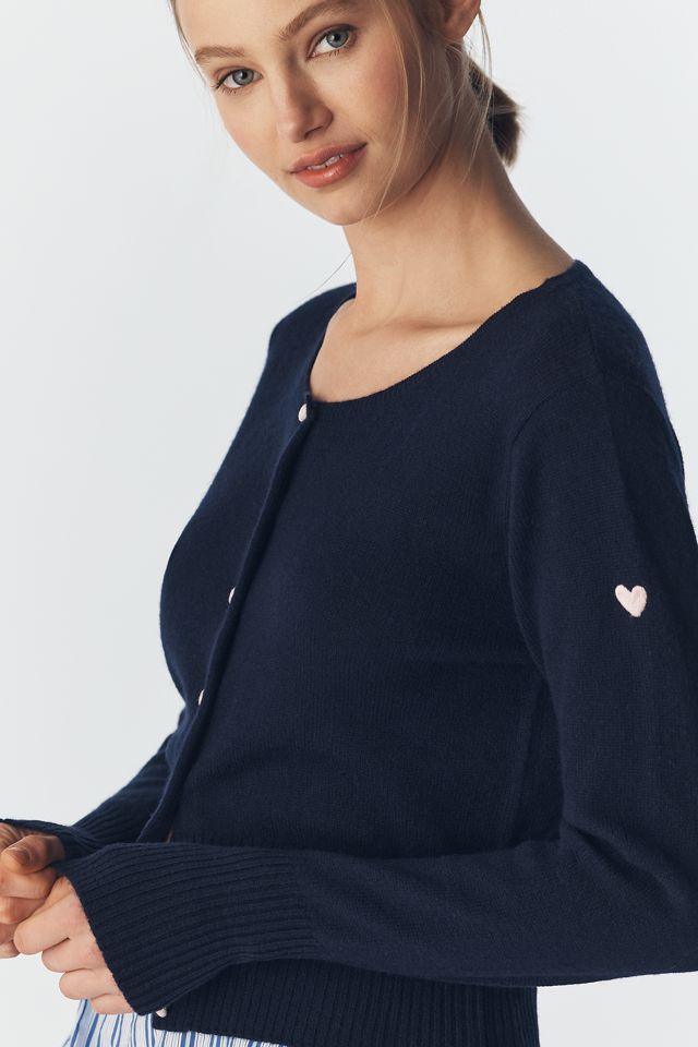 Kerri Rosenthal 100% Cashmere Charmed Cardigan #1