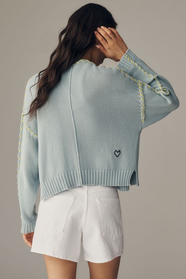 Kerri Rosenthal Sienna 100% Cotton Cardigan Sweater | Anthropologie