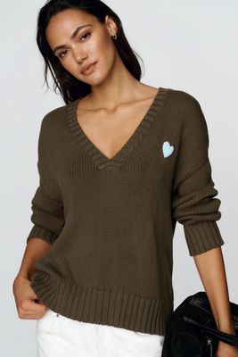 Kerri Rosenthal Saturday 100% Cotton Sweater