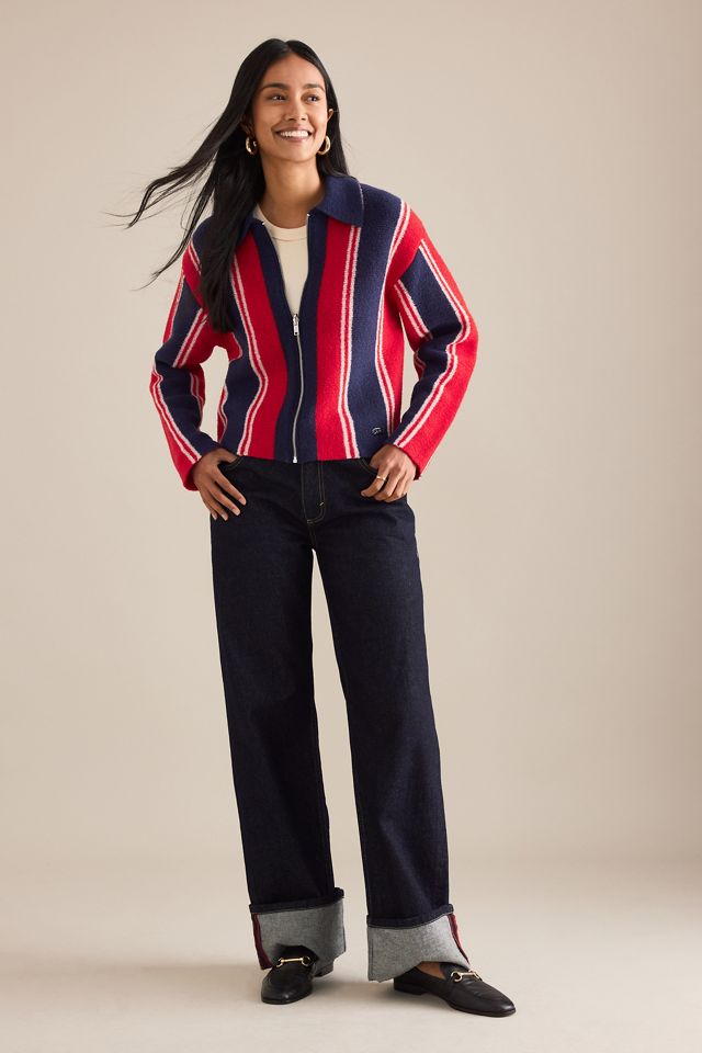 Damson Madder Bibi Wool-Blend Reversible Cardigan #2