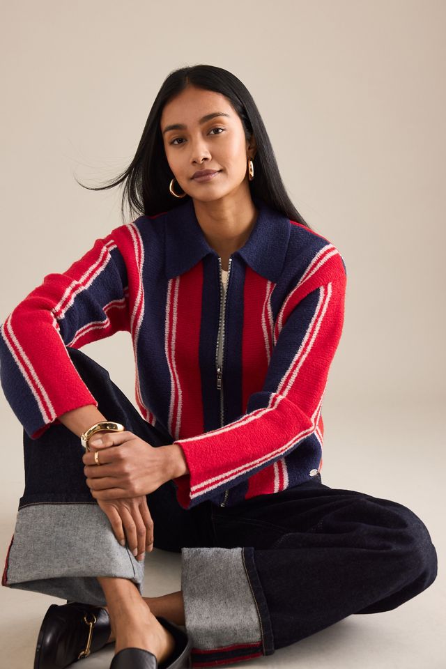 Damson Madder Bibi Wool-Blend Reversible Cardigan #4