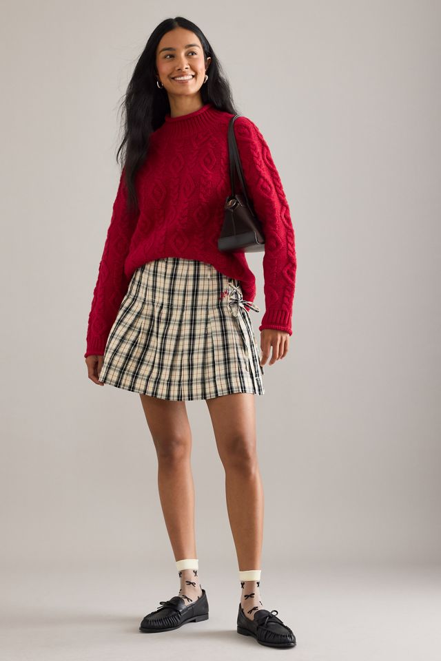 Damson Madder Ffion Cable Knit Jumper #5