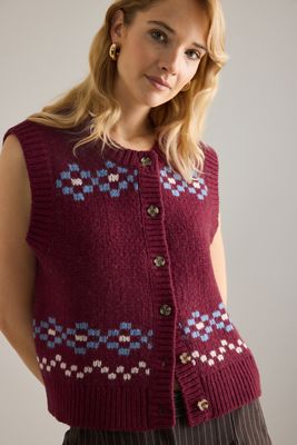 Gilet in lana Damson Madder Sofie