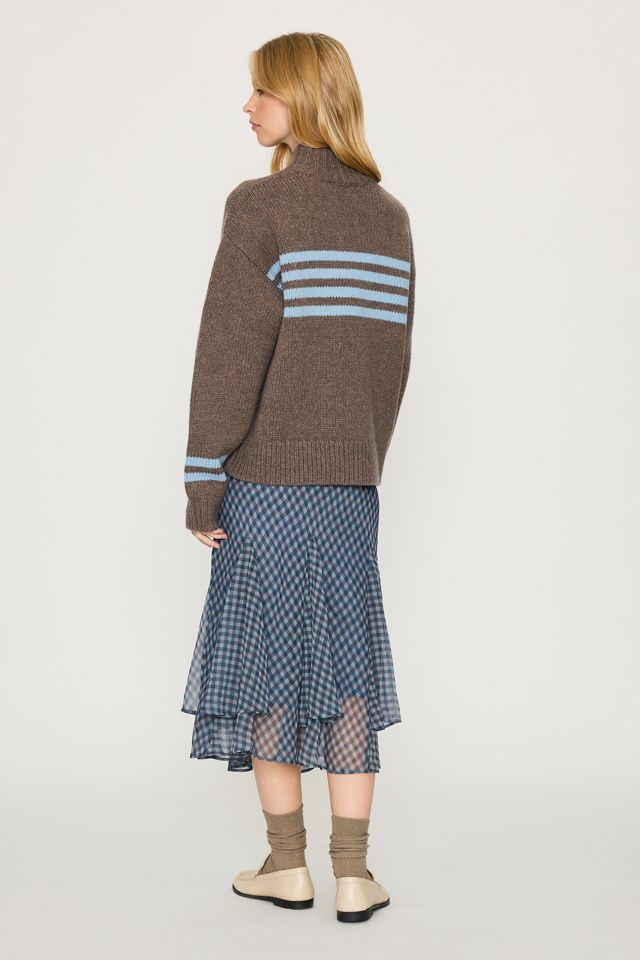 Damson Madder Tallulah High-Neck 100% Wool Jumper #4