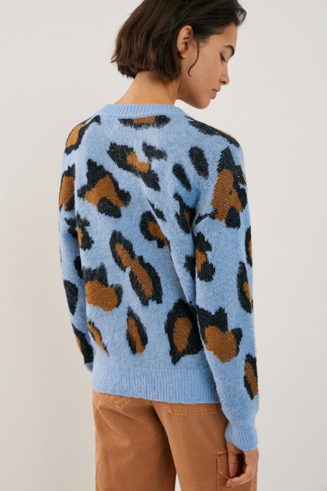 Carolyn Fuzzy Leopard Sweater #2