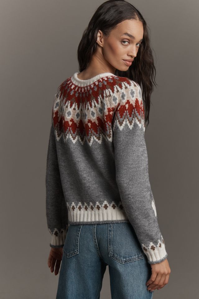 Hunter Crew-Neck Jacquard Sweater #2