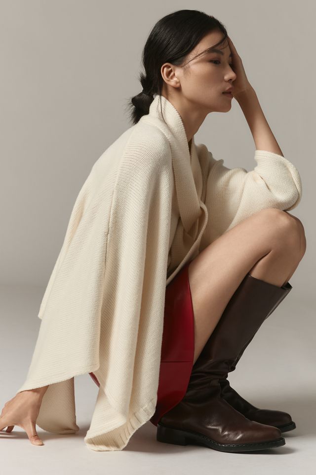 Atelier Delphine V-Neck Layered Wool Sweater #1