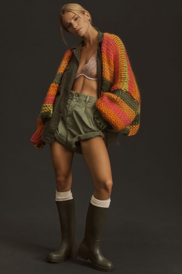 Hope Macauley Chunky Knit Cardigan Sweater | Anthropologie