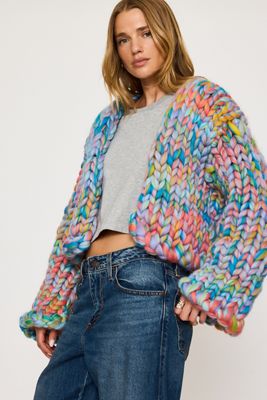 Hope Macaulay Daydream Kolossale Wolle Grobstrick-Strickjacke