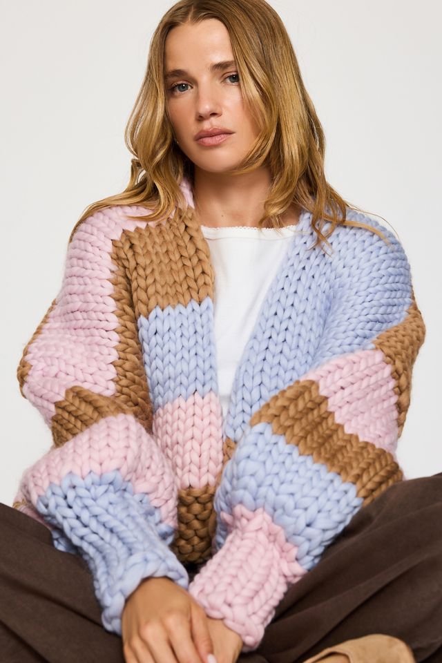 Hope Macaulay Noa Wool Chunky Knit Cardigan #1