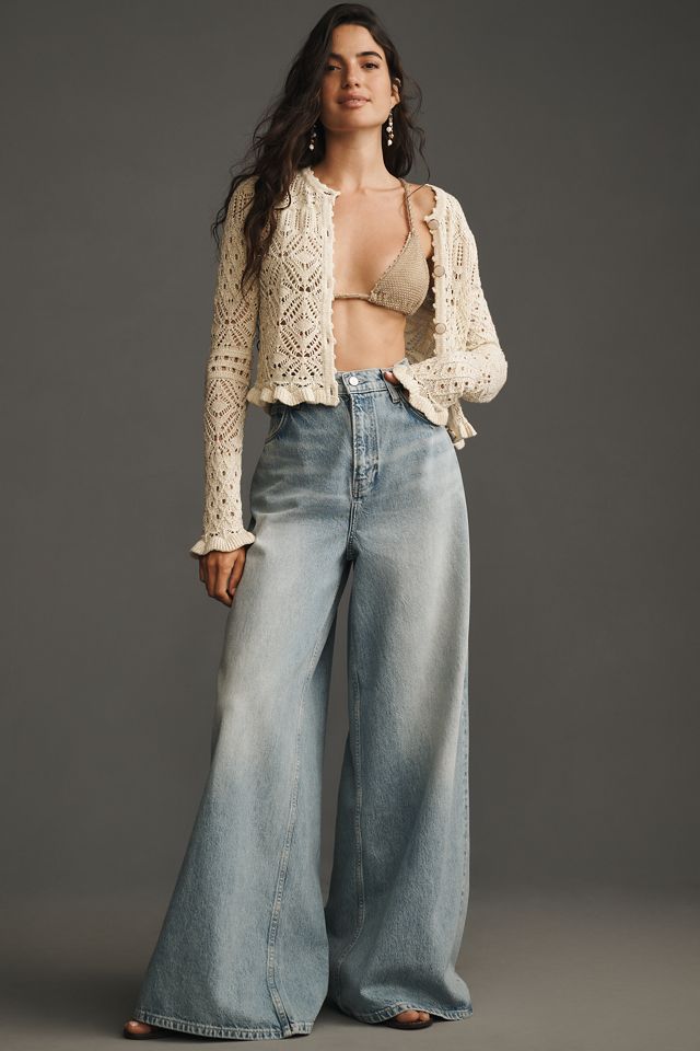 Retrofete Giuliana Crochet Cardigan Sweater #2