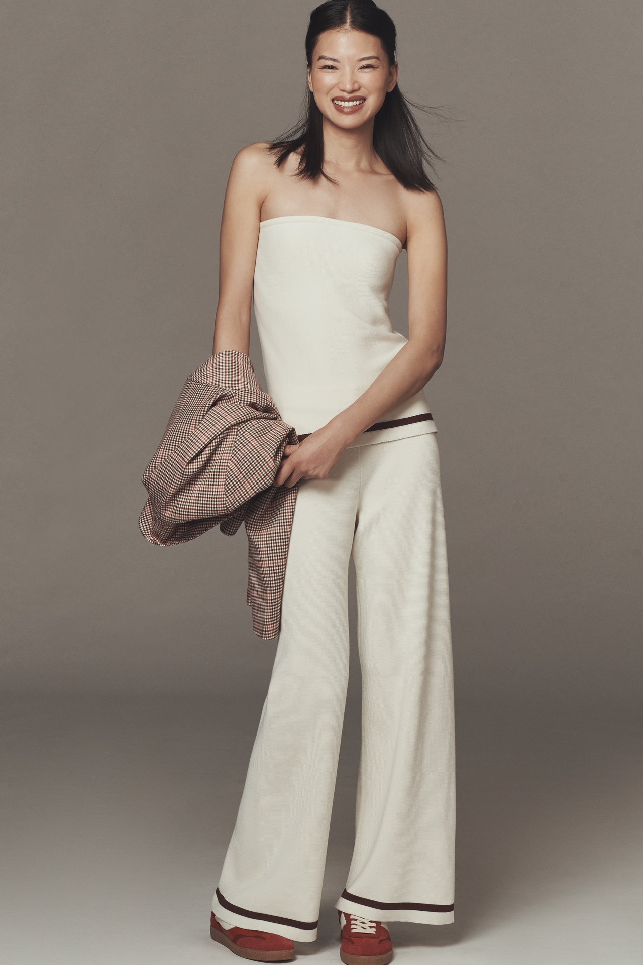 Maeve Peplum Tube Top