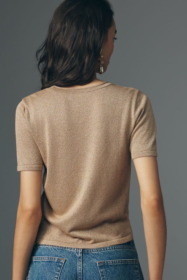 By Anthropologie Short-Sleeve Crew-Neck Tee #2