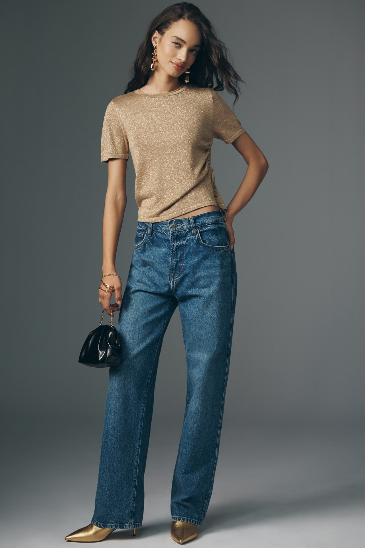 By Anthropologie Short-Sleeve Crew-Neck Tee