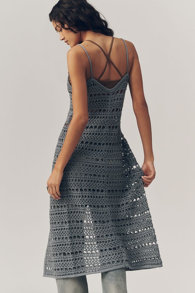 By Anthropologie Longline Stitched Sleeveless Cardigan #1