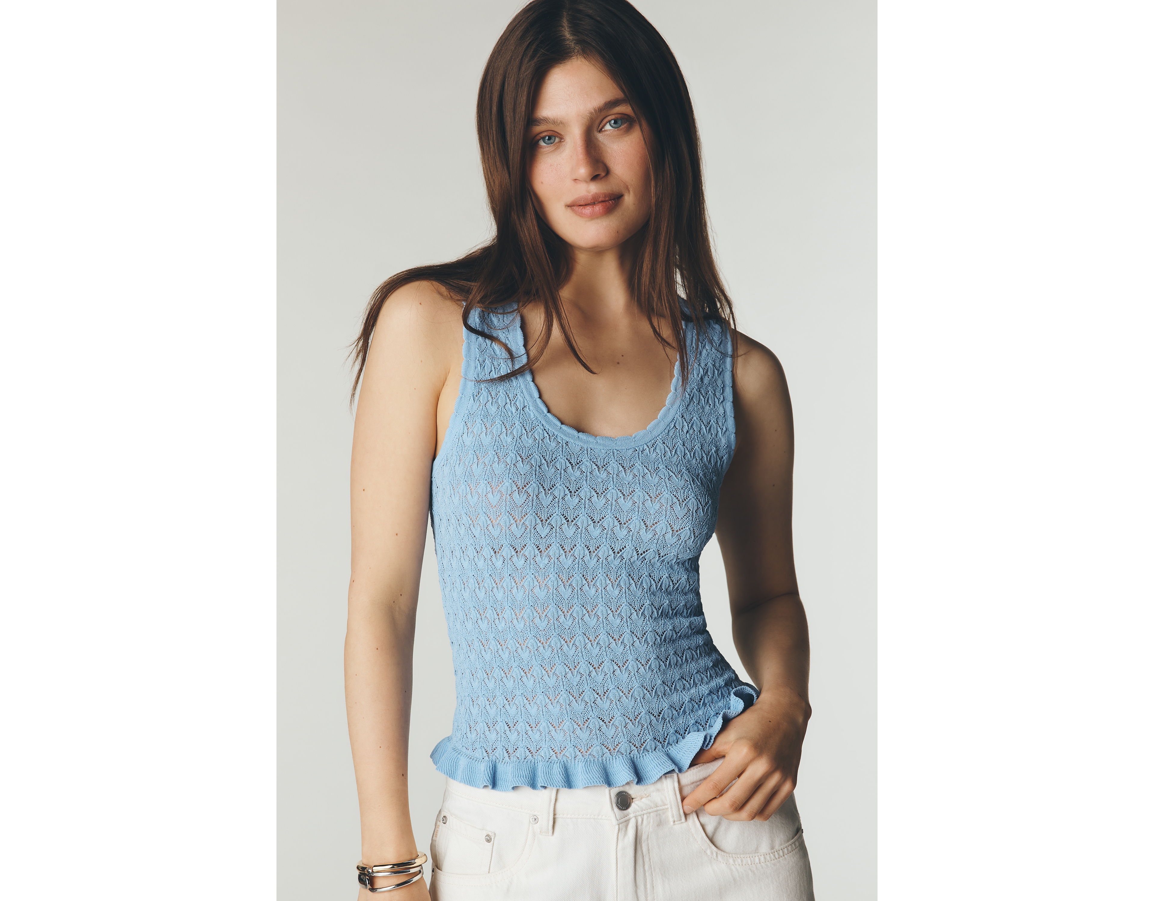 By Anthropologie Pointelle Tank