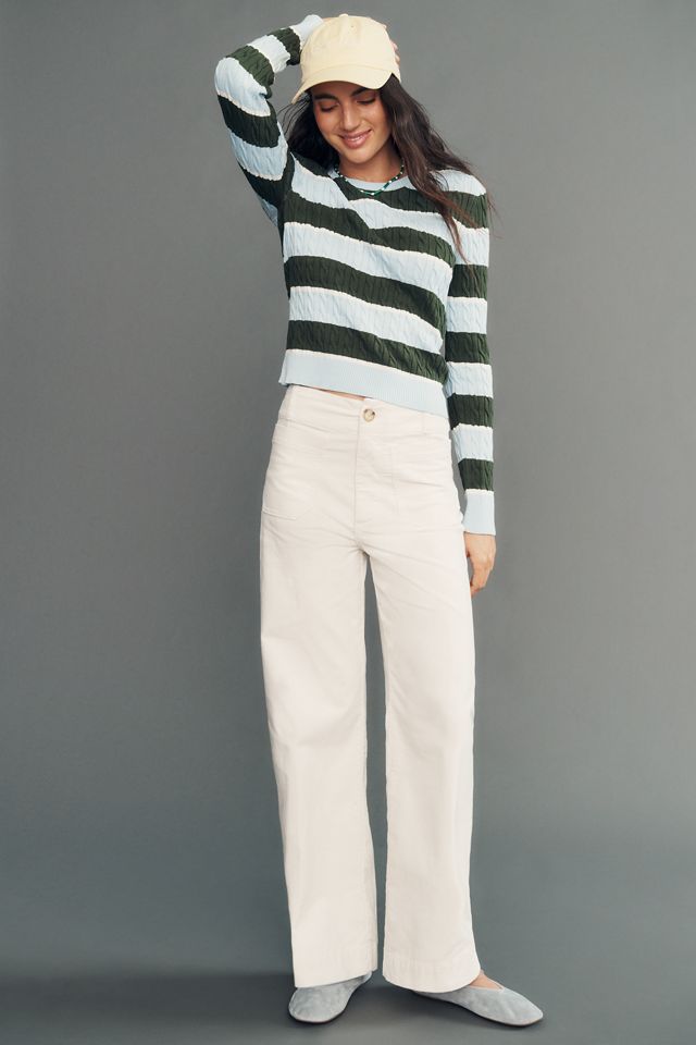Maeve Cable-Knit Pullover Sweater #4
